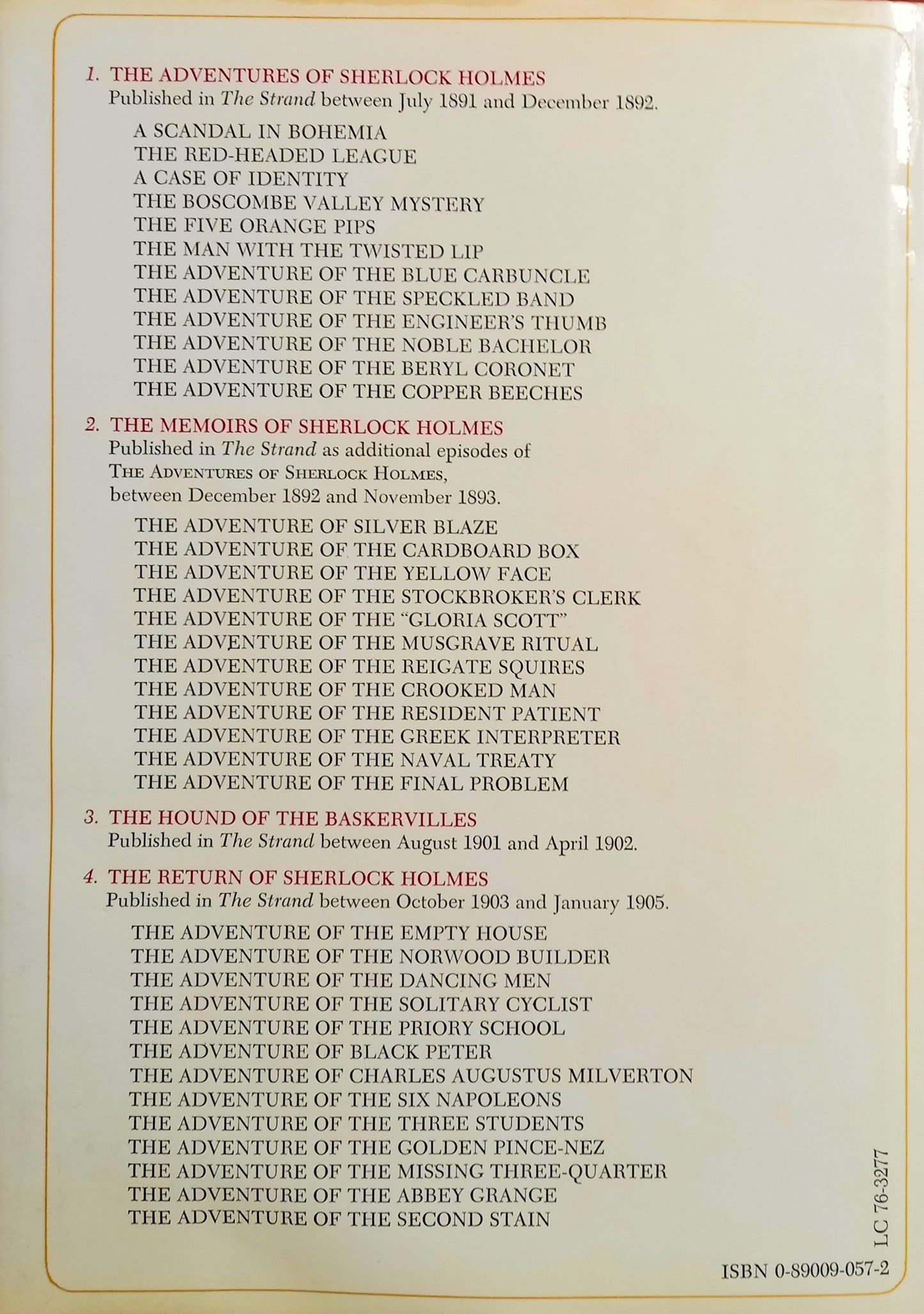 The Original Illustrated Sherlock Holmes by Arthur Conan Doyle