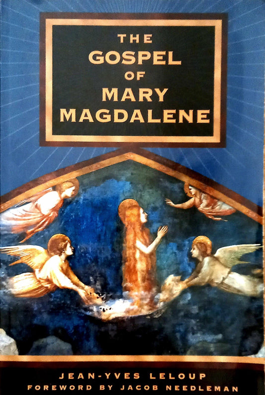 Book cover of 'The Gospel of Mary Magdalene' with artistic depiction of Mary Magdalene and angels.