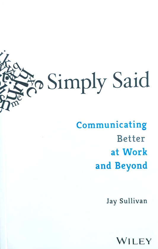 Simply Said by Jay Sullivan