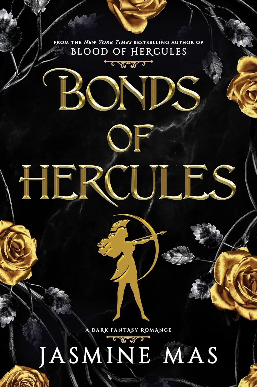 Front cover of Bonds of Hercules by Jasmine Mas — original and deluxe hardcover editions published by Harlequin Enterprises ULC (2025).