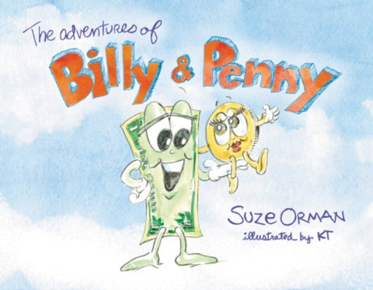 Book cover of 'The Adventures of Billy & Penny' by Suze Orman and KT with cartoon characters and title text.