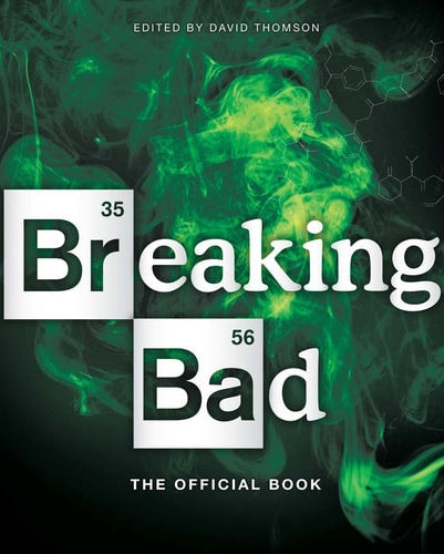 Book cover of 'Breaking Bad' with green smoke effect on a dark background