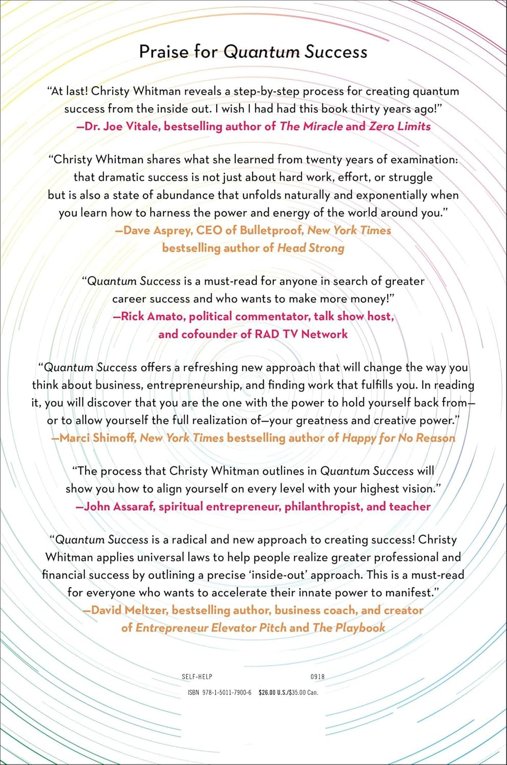 Quantum Success by Christy Whitman