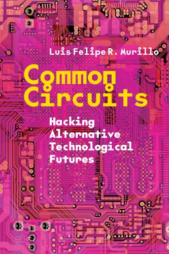 Book cover of 'Common Circuits' with a pink circuit board design and yellow text.