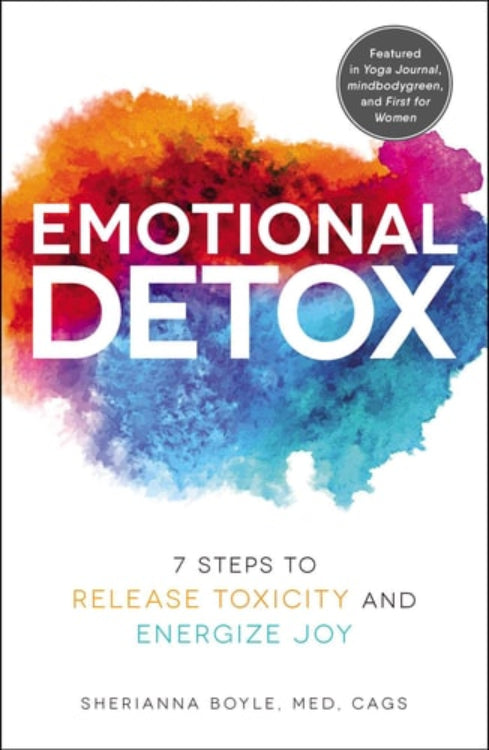 Cover of the book 'Emotional Detox' by Sherianna Boyle featuring a colorful abstract design with the title and author's name.