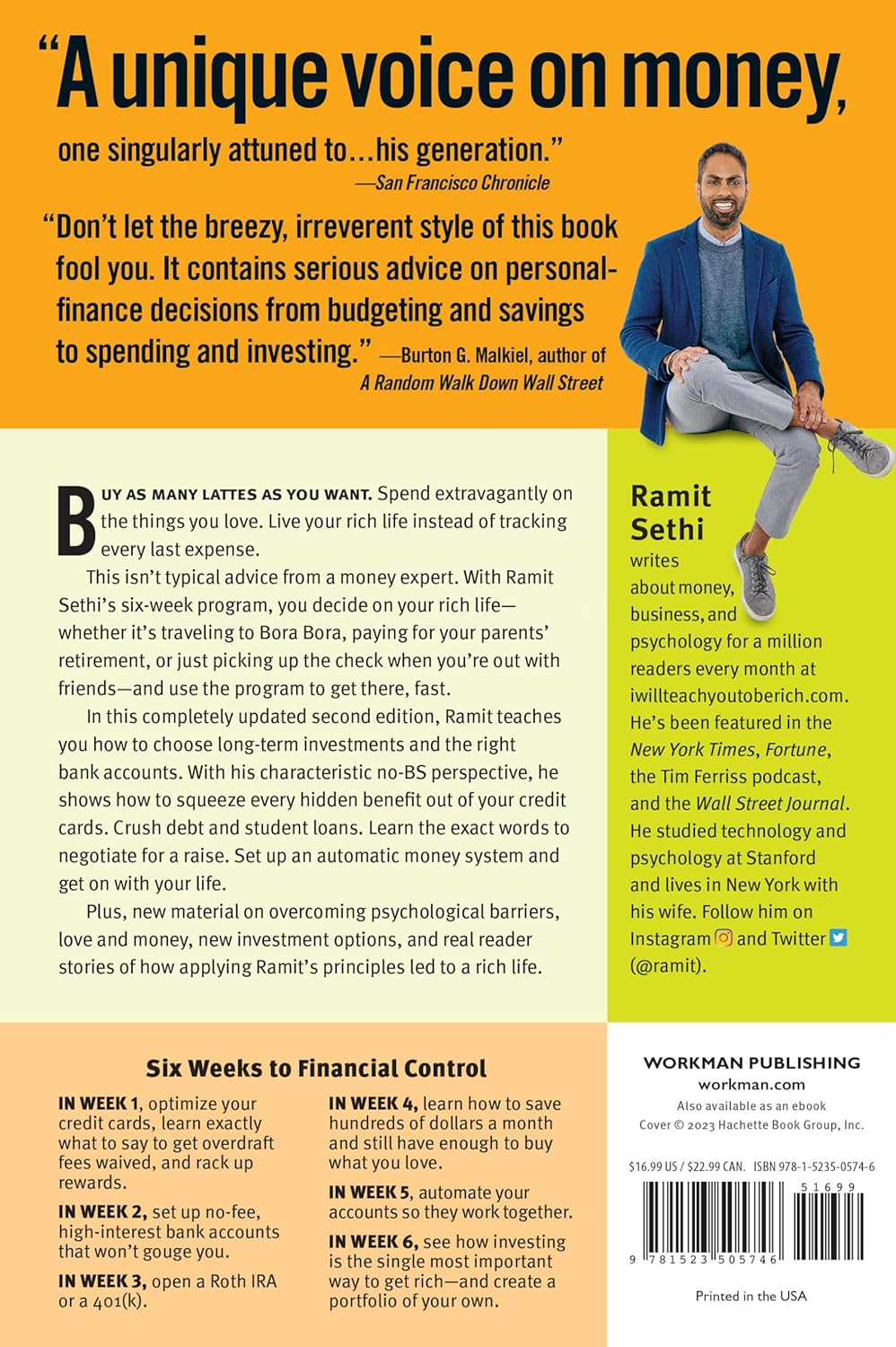 I Will Teach You to Be Rich: No Guilt. No Excuses. Just a 6-Week Program That Works by Ramit Sethi