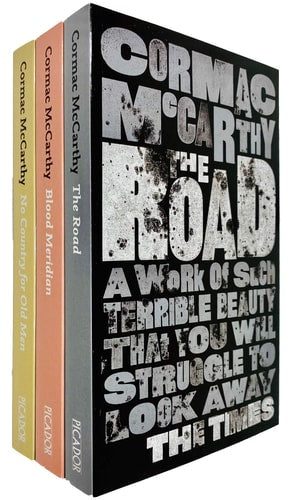Cormac McCarthy Book Bundle with a black cover featuring off-white text.