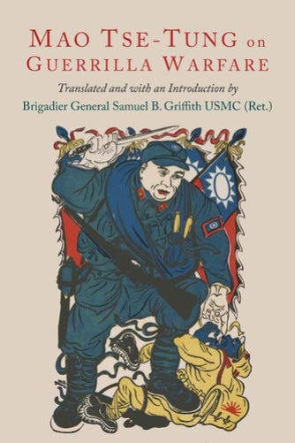 Book cover of 'Mao Tse-Tung on Guerrilla Warfare' with a soldier illustration and text.