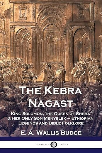 The cover of the book 'The Kebra Nagast' by E.A. Wallis Budge