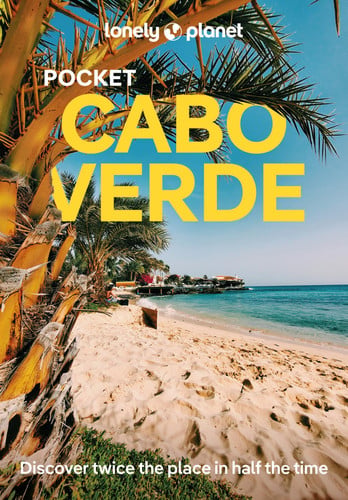 Lonely Planet travel guidebook cover for Cabo Verde with beach and palm tree