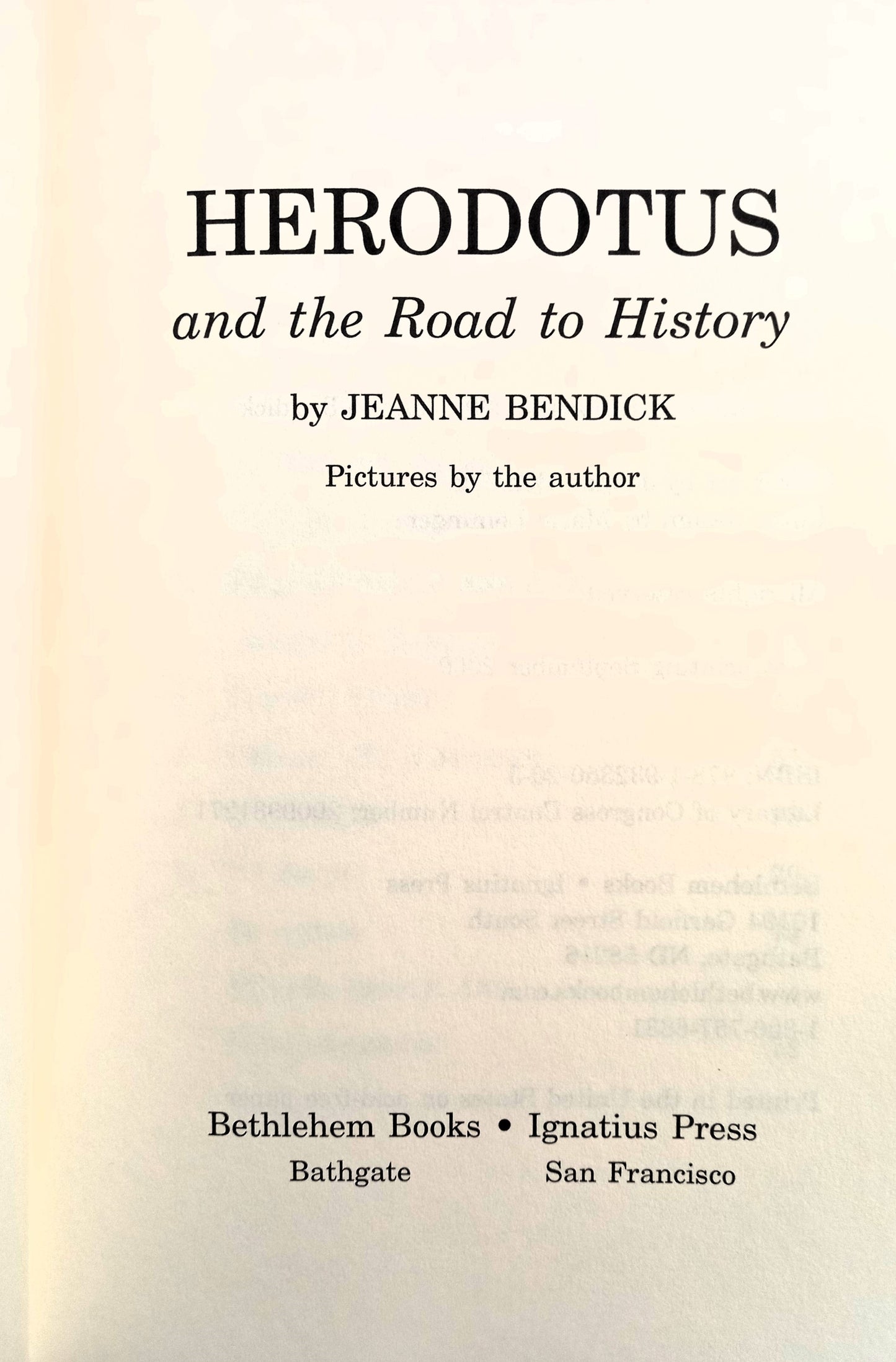 Herodotus: And the Road to History by Jeanne Bendick