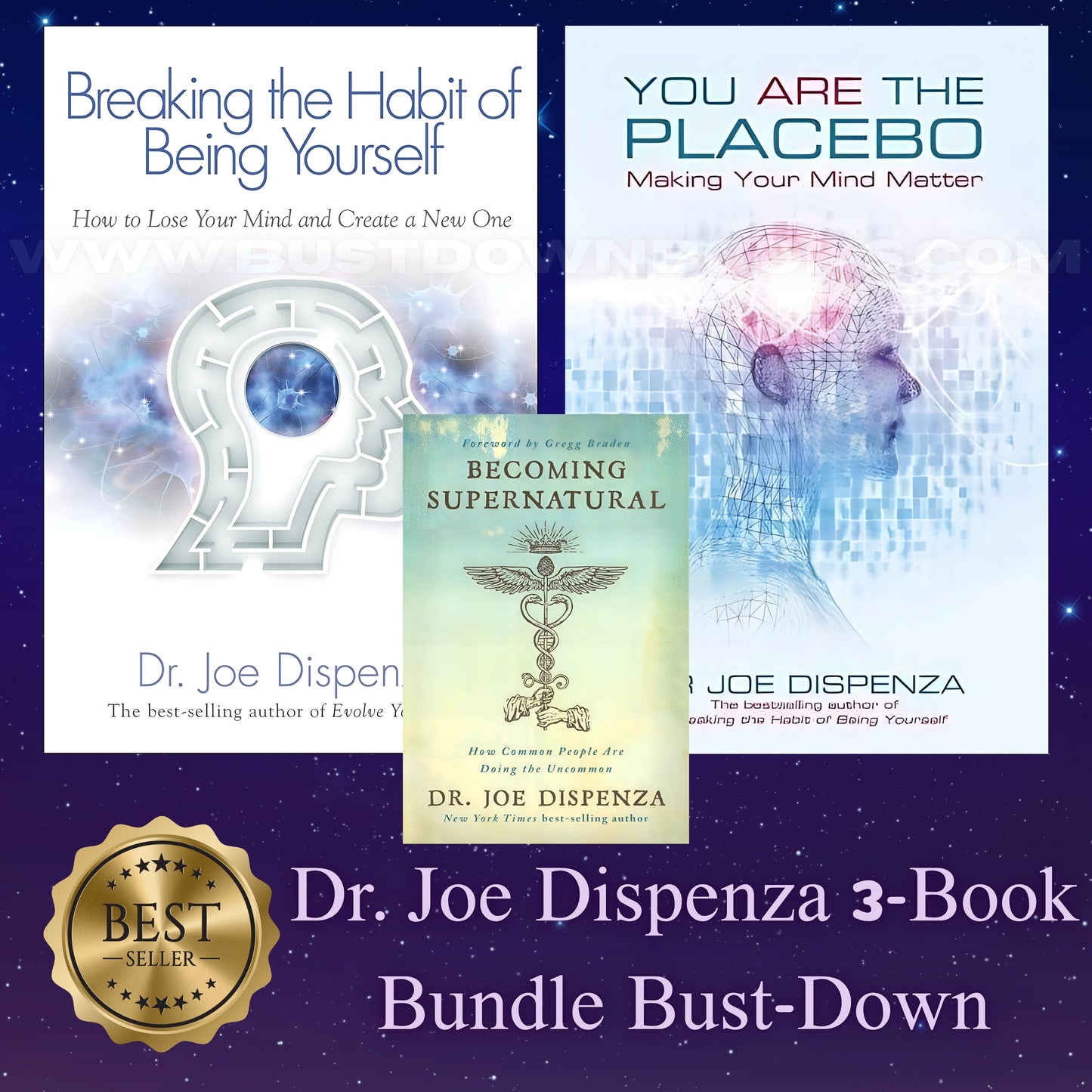 Joe Dispenza 3-Book Bundle Bust-Down