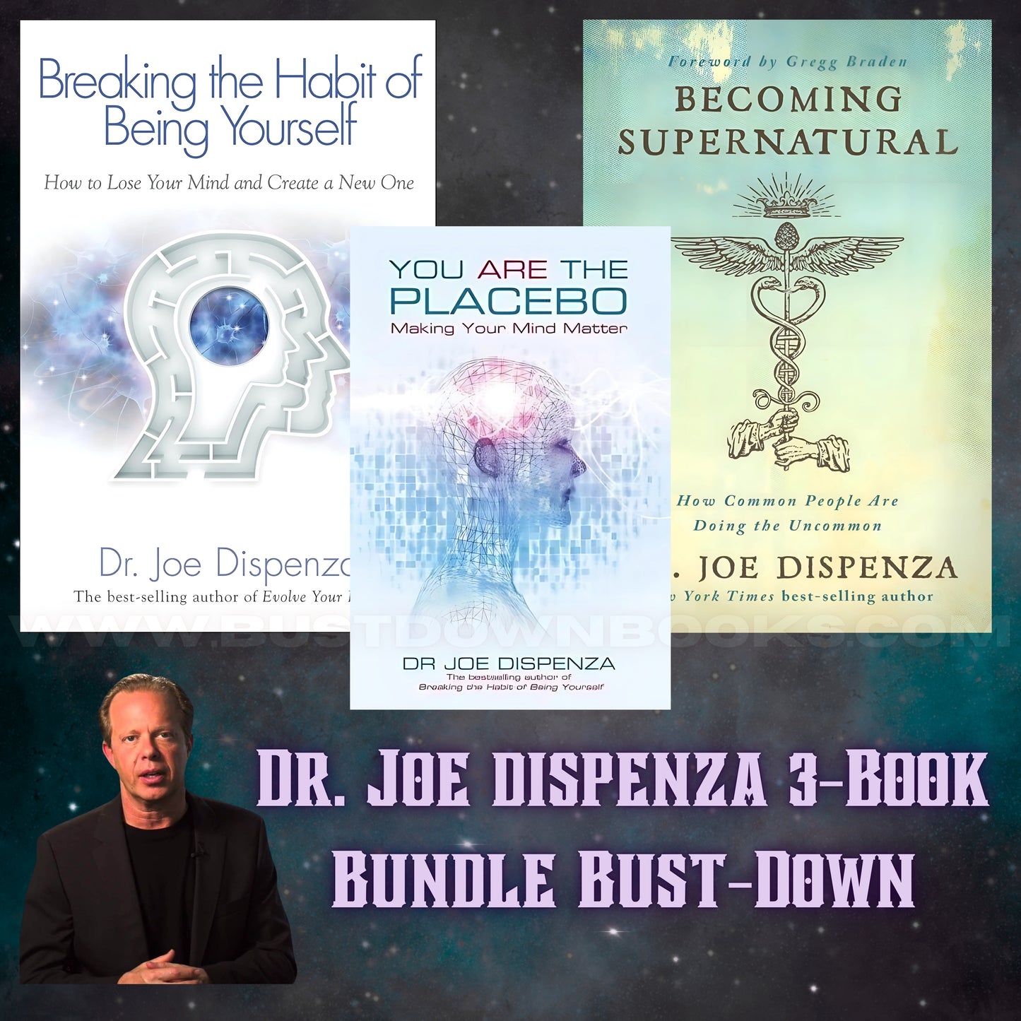 Joe Dispenza 3-Book Bundle Bust-Down