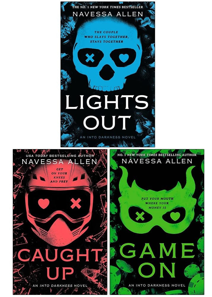 Three book covers by Navessa Allen on a white background