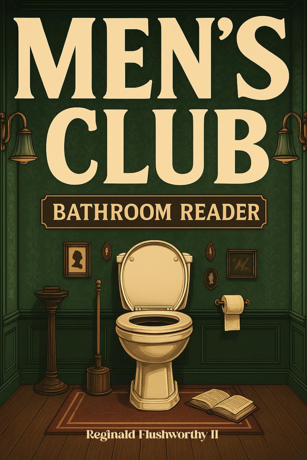 Men’s Club Bathroom Reader by Reginald Flushworthy II