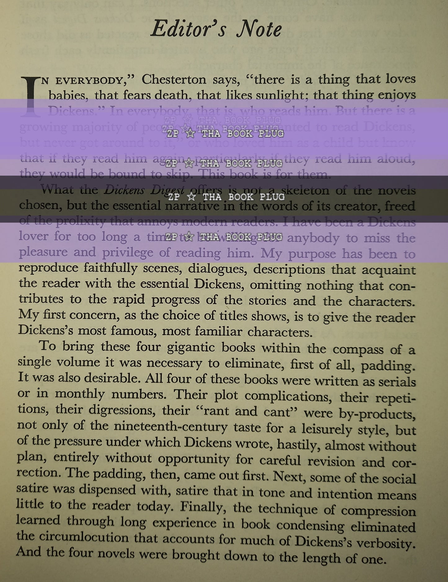 The Dickens Digest by Charles Dickens