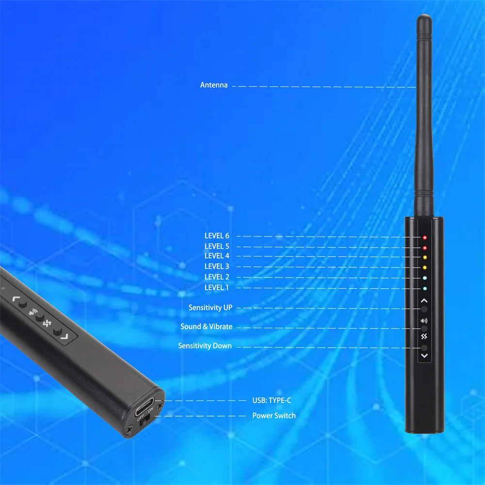 G728 Anti-Spy Wireless RF Signal Detector