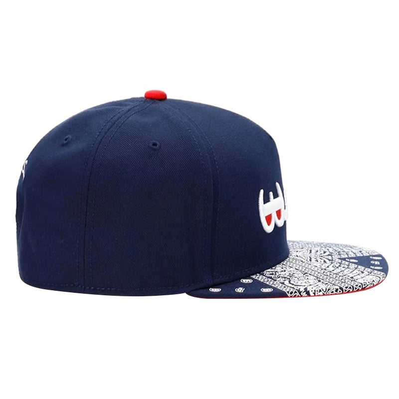 Champion Westcoast Blue Bandana Snapback Cap