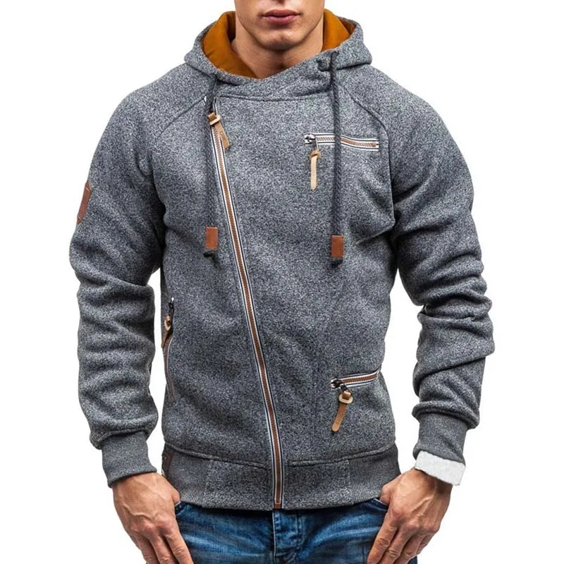 Cross Zipper Designer Hoodie