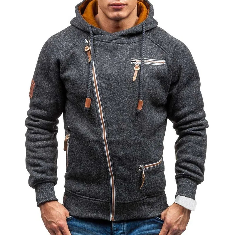 Cross Zipper Designer Hoodie