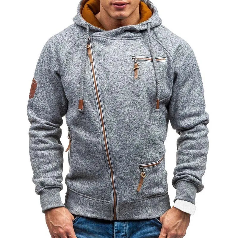 Cross Zipper Designer Hoodie