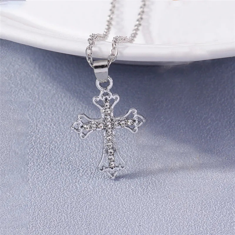 Bust-Down Cross & Charm Necklaces | Spiritual Symbols & Good Luck Charms