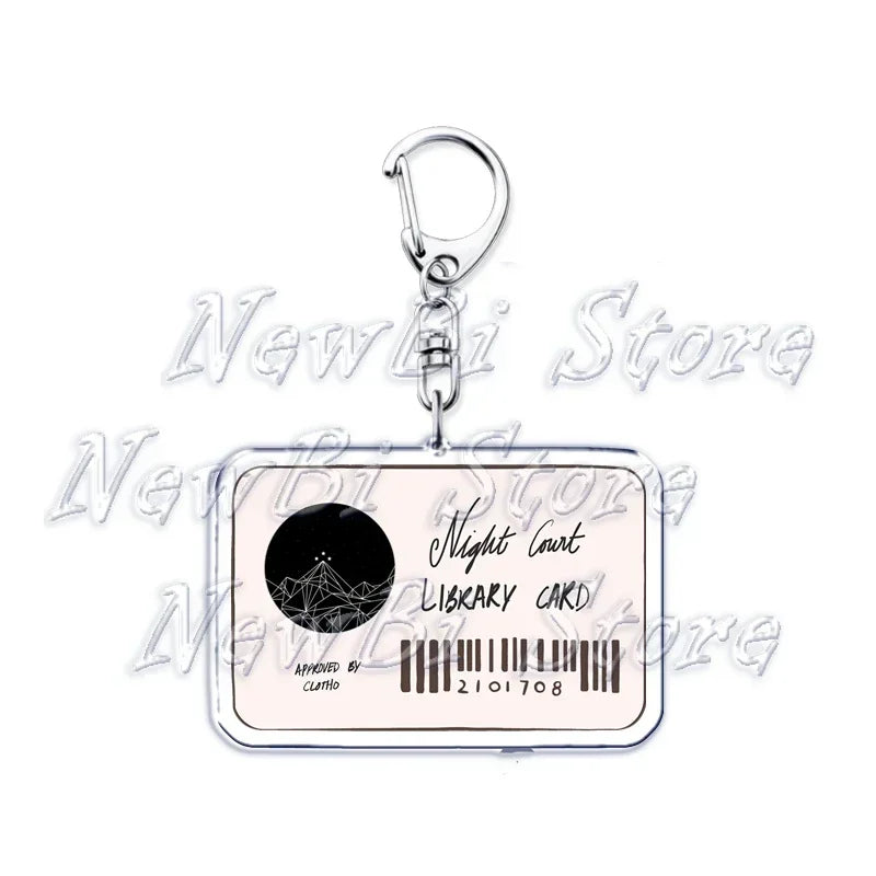 ACOTAR Books & BookTok Keychains: Key Rings for Literature Lovers