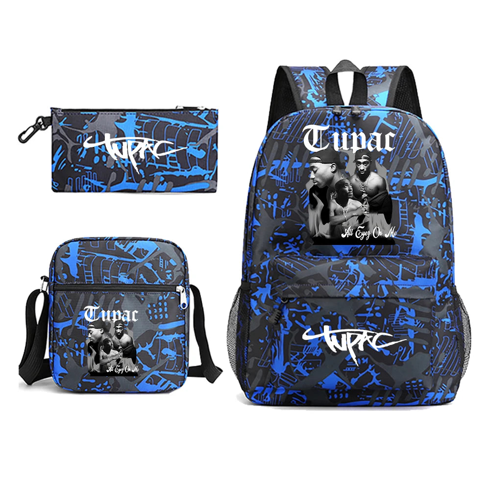 2Pac "All Eyez on Me" 3-Piece Bag Set | Backpack, Crossbody & Wallet