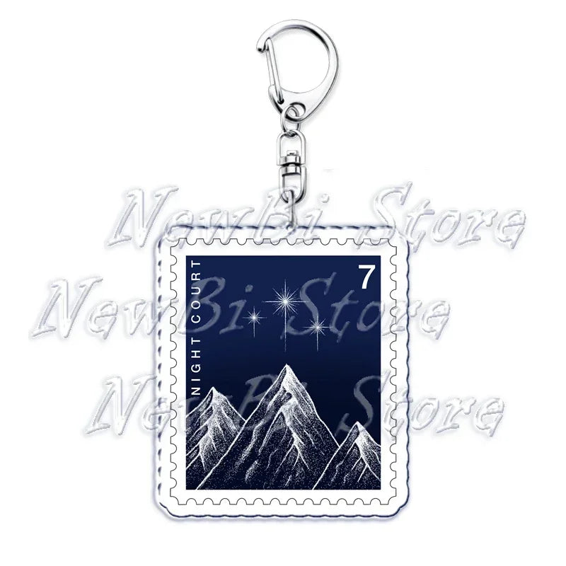 ACOTAR Books & BookTok Keychains: Key Rings for Literature Lovers