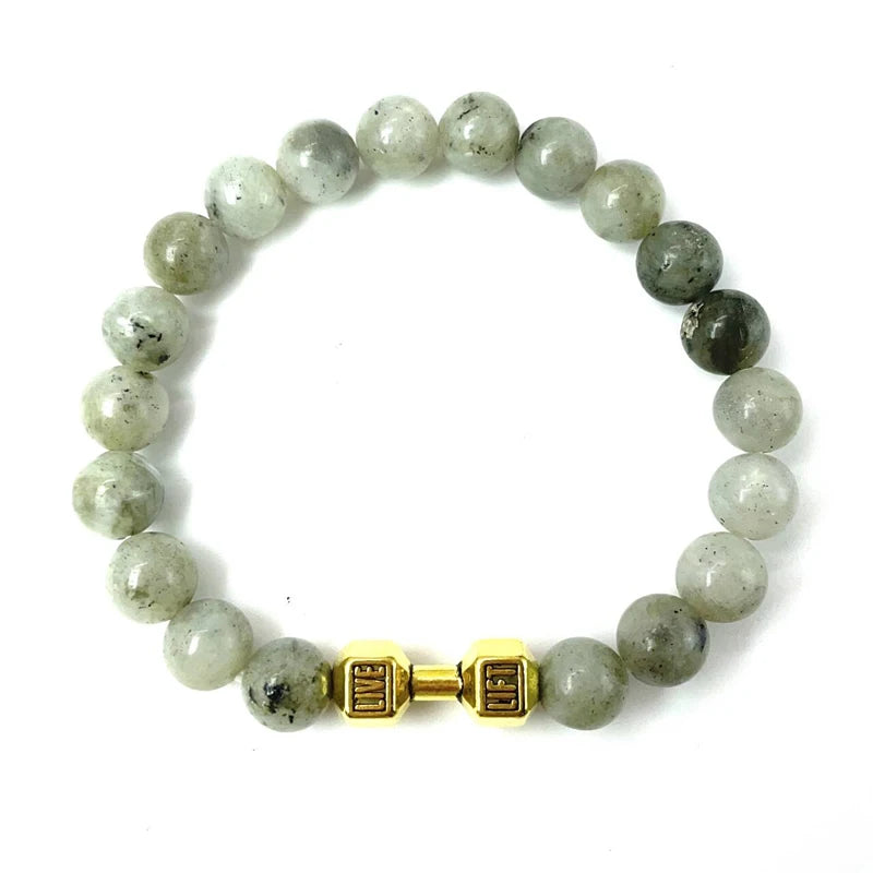Energy Bead Gym Bracelet | Bodybuilding Gift for Fitness Enthusiasts