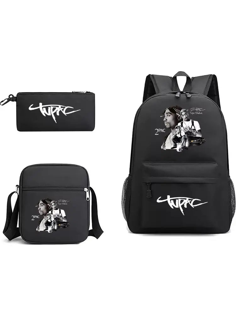 2Pac "All Eyez on Me" 3-Piece Bag Set | Backpack, Crossbody & Wallet