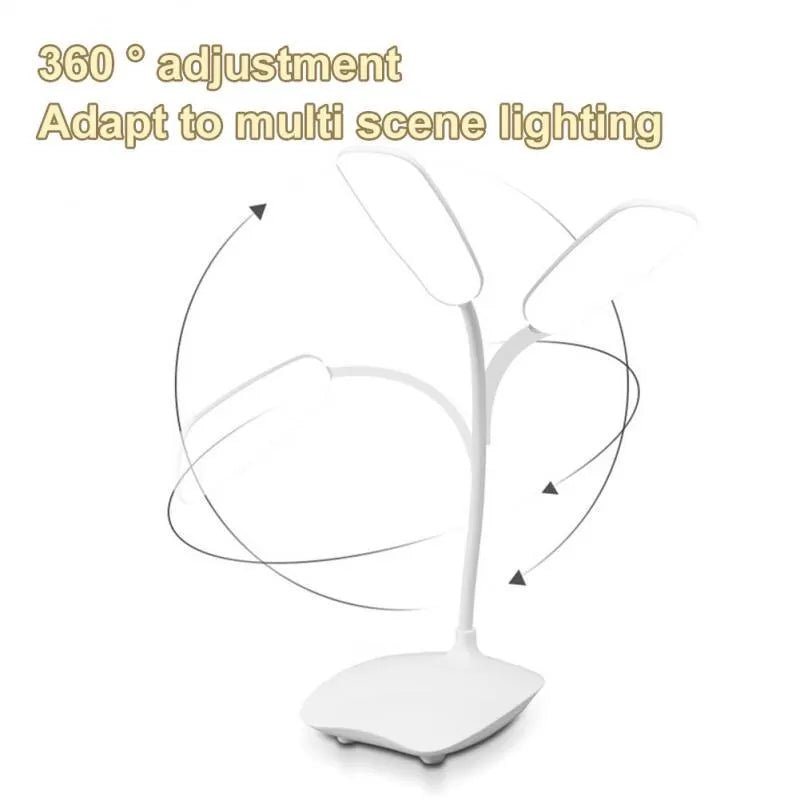 USB Rechargeable LED Desk Lamp Reading Light