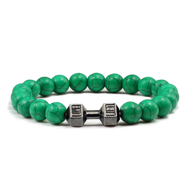 Energy Bead Gym Bracelet | Bodybuilding Gift for Fitness Enthusiasts