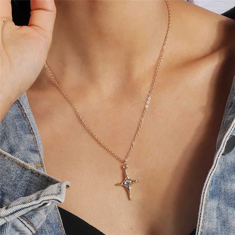 Bust-Down Cross & Charm Necklaces | Spiritual Symbols & Good Luck Charms