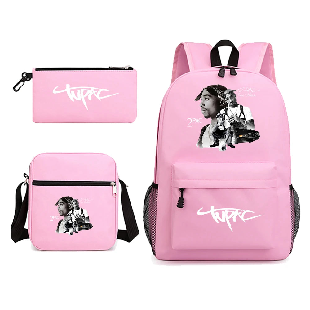 2Pac "All Eyez on Me" 3-Piece Bag Set | Backpack, Crossbody & Wallet