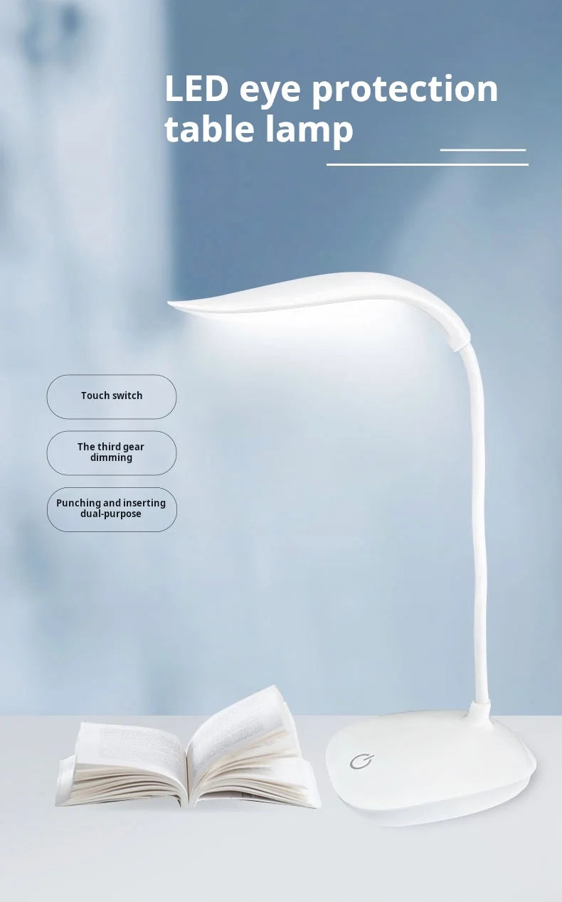 USB Rechargeable LED Desk Lamp Reading Light
