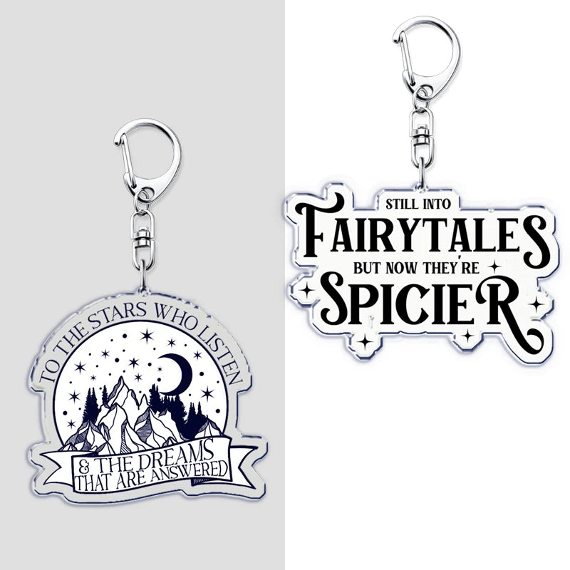 ACOTAR Books & BookTok Keychains: Key Rings for Literature Lovers