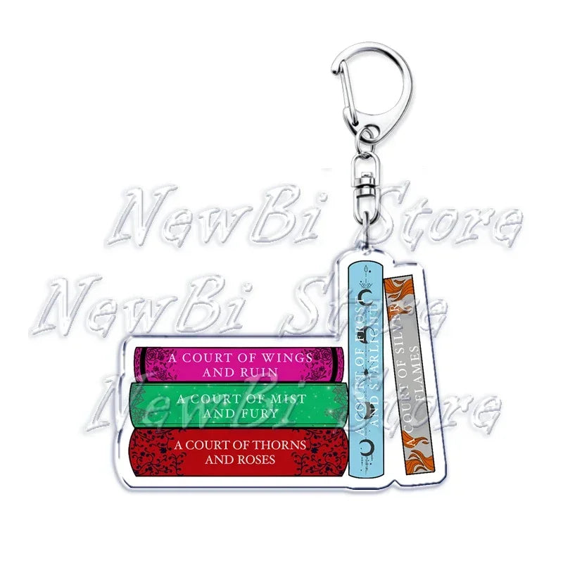 ACOTAR Books & BookTok Keychains: Key Rings for Literature Lovers