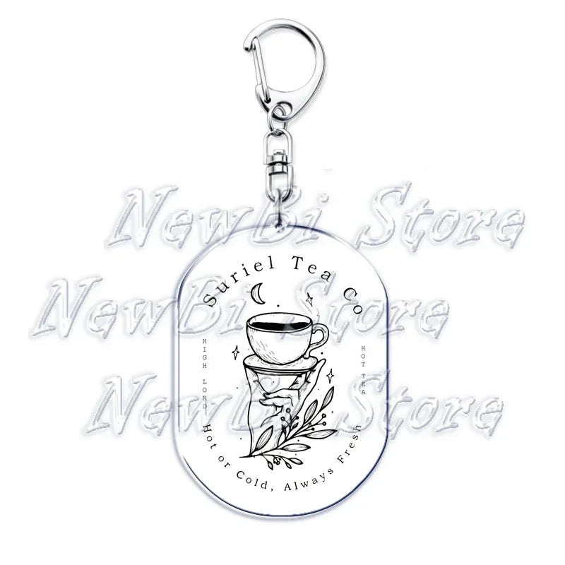 ACOTAR Books & BookTok Keychains: Key Rings for Literature Lovers