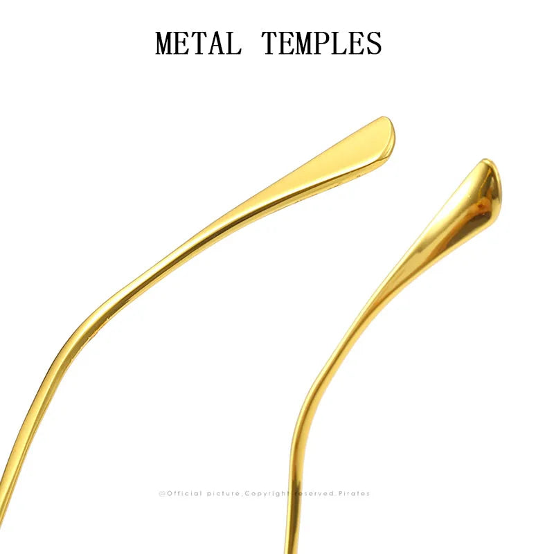 Rimless Designer Sunglasses