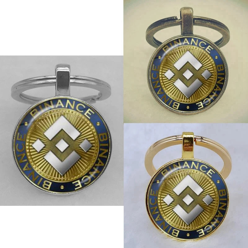 Cryptocurrency Coin King Keychains