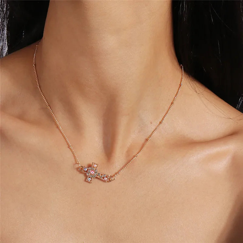 Bust-Down Cross & Charm Necklaces | Spiritual Symbols & Good Luck Charms
