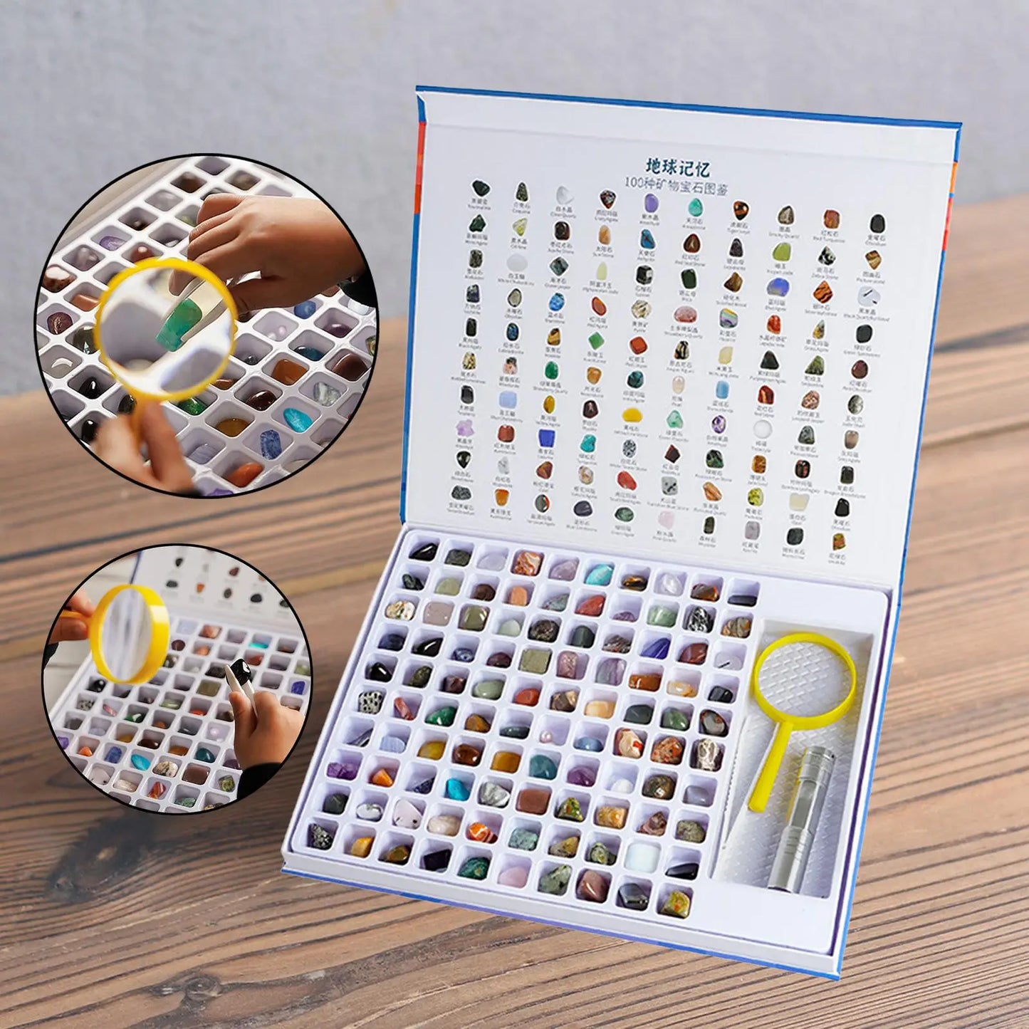 Natural Geology Rock Mineral STEM Kit