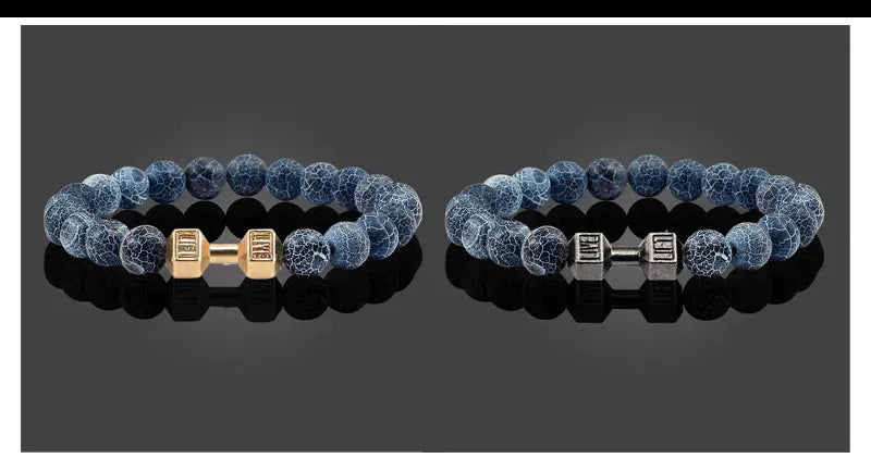 Energy Bead Gym Bracelet | Bodybuilding Gift for Fitness Enthusiasts