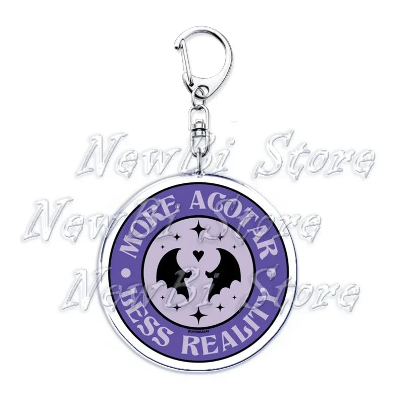 ACOTAR Books & BookTok Keychains: Key Rings for Literature Lovers