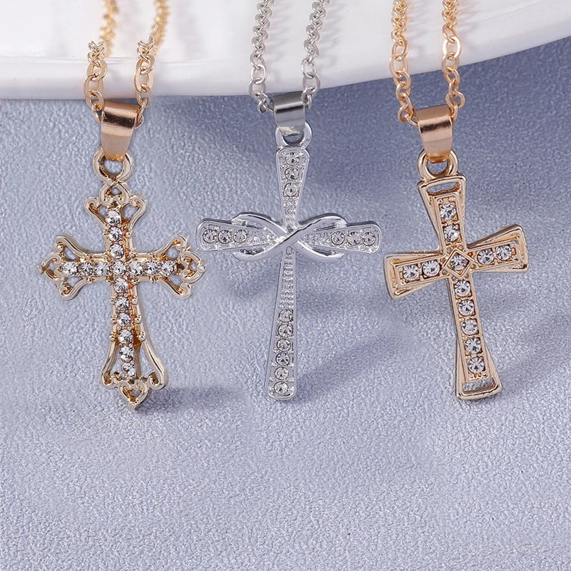 Bust-Down Cross & Charm Necklaces | Spiritual Symbols & Good Luck Charms
