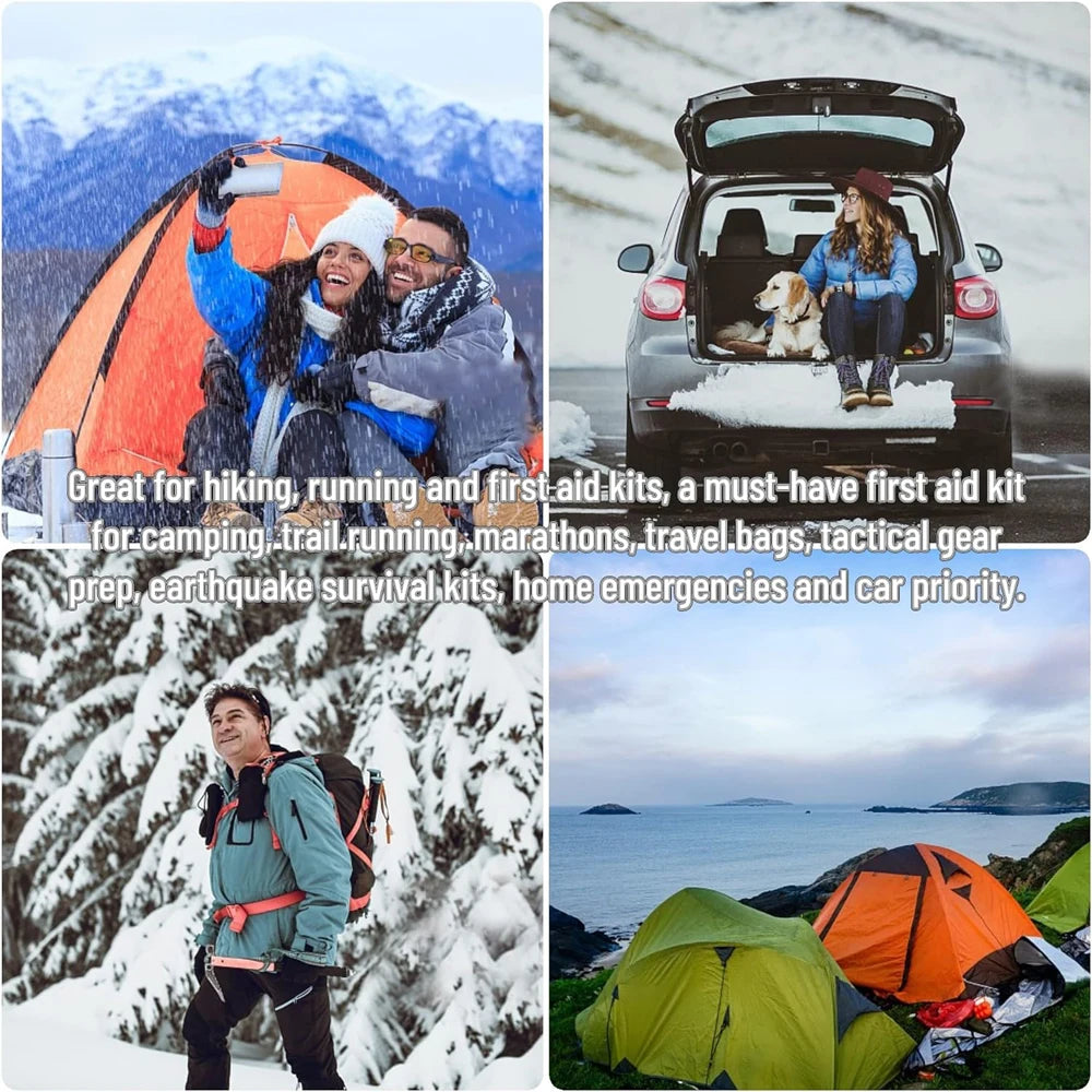 NASA Survival Emergency Blanket: Thermal Mylar Foil Body Warmer