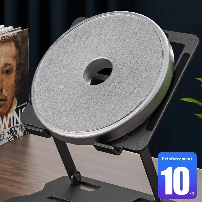 Anti-Slip Foldable Laptop Stand | Adjustable Metal Riser for Cooling