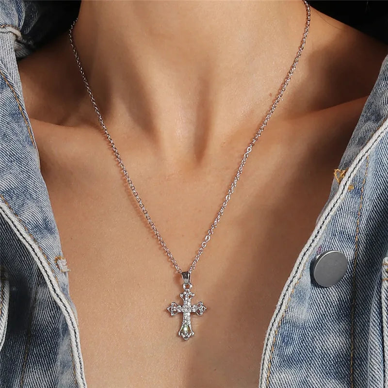 Bust-Down Cross & Charm Necklaces | Spiritual Symbols & Good Luck Charms