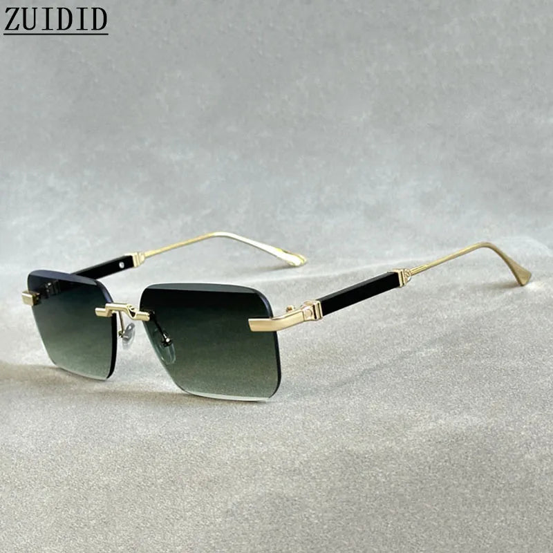 Rimless Designer Sunglasses